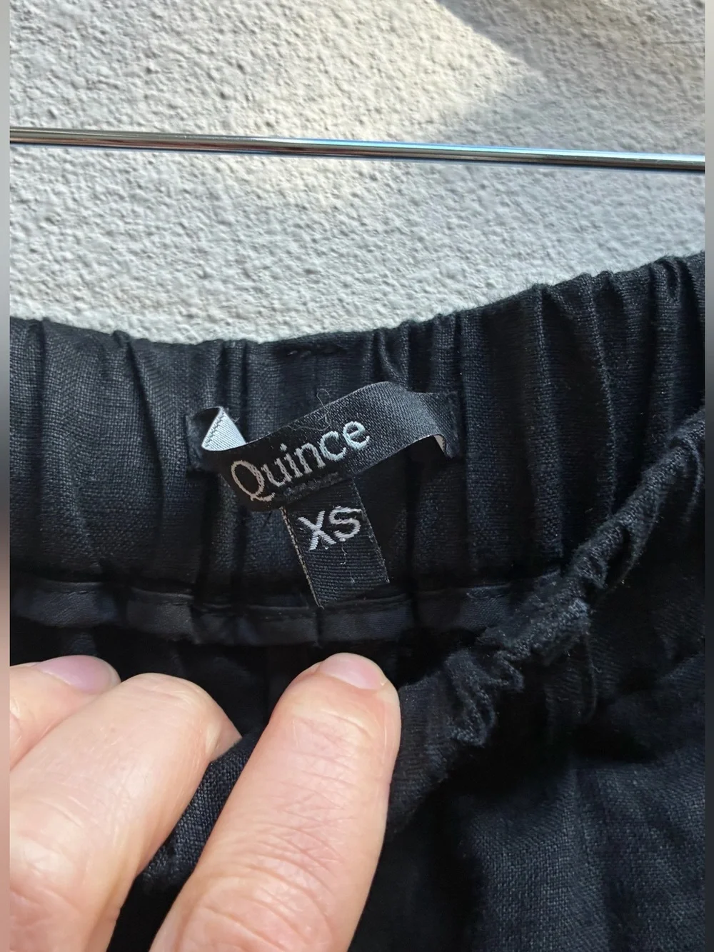 Quince 100% European Linen Pants - Black